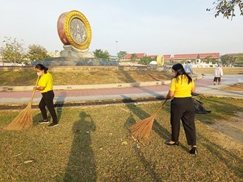 กิจกรรมบูรณาการรักษาความสงบเรียบร้อยและการรักษาความสะอาดพื้นที่อุทยานเฉลิมพระเกียรติฯ ... พารามิเตอร์รูปภาพ 1