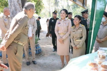 พิธียกช่อพระปรางค์อุโบสถและ ปลูกป่ายางนาเฉลิมพระเกียรติ ... พารามิเตอร์รูปภาพ 24