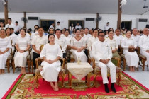 พิธีทำบุญ ตักบาตร ฟังพระธรรมเทศนา เนื่องในเทศกาลวันมาฆบูชา พารามิเตอร์รูปภาพ 13