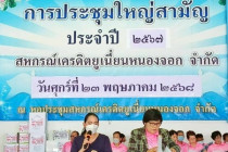 ประชุมใหญ่สามัญประจำปี สหกรณ์เครดิตยูเนี่ยนหนองจอก จำกัด พารามิเตอร์รูปภาพ 3
