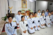 ร่วมถวายน้ำสรงพระบรมศพ เบื้องหน้าพระฉายาลักษณ์ ... พารามิเตอร์รูปภาพ 7