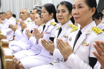 พิธีบำเพ็ญกุศลสัตตมวาร 7 วัน เพื่ออุทิศถวายเป็นพระราชกุศล พารามิเตอร์รูปภาพ 4