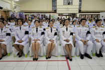 พิธีวางพานพุ่มดอกไม้สดเนื่องในวันพระบิดาแห่งฝนหลวง พารามิเตอร์รูปภาพ 5