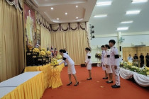 พิธีวางพานพุ่มดอกไม้สดเนื่องในวันพระบิดาแห่งฝนหลวง พารามิเตอร์รูปภาพ 6