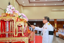 พิธีสวดพระพุทธมนต์และทำบุญตักบาตร พารามิเตอร์รูปภาพ 2