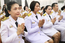 พิธีเจริญพระพุทธมนต์ และทำบุญตักบาตร พารามิเตอร์รูปภาพ 4